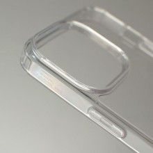 Чехол TPU Transparent with Straps для Apple iPhone 14 Pro (6.1") – Оранжевый