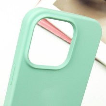 Чохол Silicone Case Full Protective (AA) NO LOGO для Apple iPhone 14 Pro (6.1") – Бірюзовий