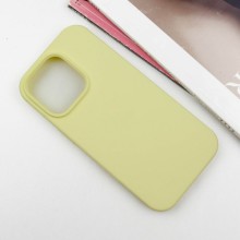 Чохол Silicone Case Full Protective (AA) NO LOGO для Apple iPhone 14 Pro (6.1") – Жовтий