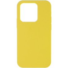 Чохол Silicone Case Full Protective (AA) NO LOGO для Apple iPhone 14 Pro (6.1") – Жовтий