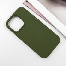 Чохол Silicone Case Full Protective (AA) NO LOGO для Apple iPhone 14 Pro (6.1") – Зелений