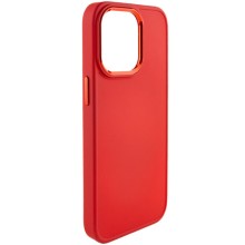 TPU чехол Bonbon Metal Style для Apple iPhone 14 Pro (6.1") (Красный)