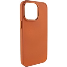 TPU чехол Bonbon Metal Style для Apple iPhone 14 Pro (6.1") (Оранжевый)