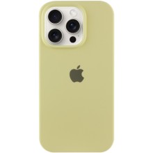 Чехол Silicone Case Full Protective (AA) для Apple iPhone 14 Pro (6.1") (Желтый)