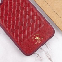 Кожаный чехол Polo Santa Barbara для Apple iPhone 14 Pro (6.1") – Красный