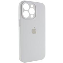 Чехол Silicone Case Full Camera Protective (AA) для Apple iPhone 14 Pro (6.1") – Белый