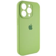 Чехол Silicone Case Full Camera Protective (AA) для Apple iPhone 14 Pro (6.1") – Мятный