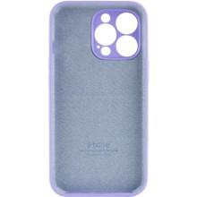 Чехол Silicone Case Full Camera Protective (AA) для Apple iPhone 14 Pro (6.1") – Сиреневый