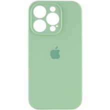 Чехол Silicone Case Full Camera Protective (AA) для Apple iPhone 14 Pro (6.1") – Зеленый