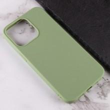 Силіконовий чохол Candy для Apple iPhone 14 Pro (6.1") – Фісташковий