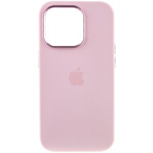 Чохол Silicone Case Metal Buttons (AA) для Apple iPhone 14 Pro (6.1") – Рожевий