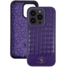 Шкіряний чохол Polo Santa Barbara для Apple iPhone 14 Pro (6.1") – Фіолетовий