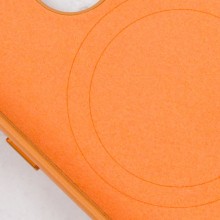 Кожаный чехол Leather Case (AAA) with MagSafe and Animation для Apple iPhone 14 Pro (6.1") – Горчичный