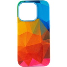 Кожаный чехол Colour Splash with MagSafe для Apple iPhone 14 Pro (6.1") (Красный)