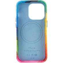 Шкіряний чохол Colour Splash with MagSafe для Apple iPhone 14 Pro (6.1") – Червоний