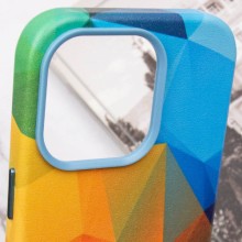 Шкіряний чохол Colour Splash with MagSafe для Apple iPhone 14 Pro (6.1") – Червоний