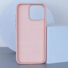 Шкіряний чохол Bonbon Leather Metal Style with MagSafe для Apple iPhone 14 Pro (6.1") – Рожевий
