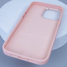 Шкіряний чохол Bonbon Leather Metal Style with MagSafe для Apple iPhone 14 Pro (6.1") – Рожевий