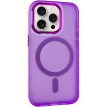 Чехол TPU+PC Lily with MagSafe для Apple iPhone 14 Pro (6.1") (Фиолетовый)