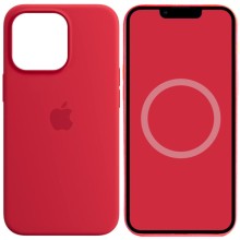 Чехол Silicone case (AAA) with Magsafe and Animation для Apple iPhone 14 Pro (6.1") – Красный