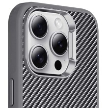 Чехол TPU+PC Carbon with MagSafe для Apple iPhone 14 Pro (6.1") – Серый