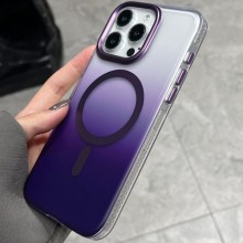 Чехол TPU+PC Shadow with MagSafe для Apple iPhone 14 Pro (6.1") – Фиолетовый