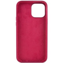 Чехол Silicone Case Full Protective (AA) NO LOGO для Apple iPhone 14 Pro (6.1") – Бордовый