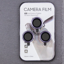 Захисне скло Metal Classic на камеру (у упак.) для Apple iPhone 14 Pro (6.1") / 14 Pro Max (6.7") – Темно-фіолетовий