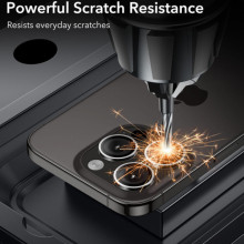 Защитное стекло Metal Classic на камеру (в упак.) для Apple iPhone 14 Pro (6.1") / 14 Pro Max (6.7") – Серебряный