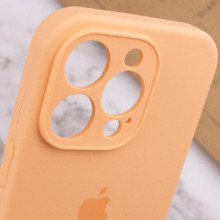 Чехол Silicone Case Full Camera Protective (AA) для Apple iPhone 14 Pro (6.1") – Оранжевый