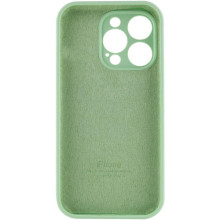 Чехол Silicone Case Full Camera Protective (AA) для Apple iPhone 14 Pro (6.1") – Зеленый