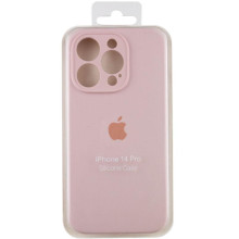 Чехол Silicone Case Full Camera Protective (AA) для Apple iPhone 14 Pro (6.1") – Розовый