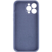 Чехол Silicone Case Full Camera Protective (AA) NO LOGO для Apple iPhone 14 Pro (6.1") – Серый