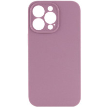 Чехол Silicone Case Full Camera Protective (AA) NO LOGO для Apple iPhone 14 Pro (6.1") – Лиловый