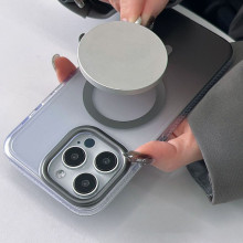 Чохол TPU+PC Shadow with MagSafe для Apple iPhone 14 Pro (6.1") – Сірий