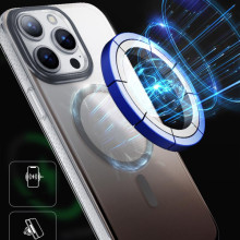 Чехол TPU+PC Shadow with Magnetic Fit для Apple iPhone 14 Pro (6.1") – Серый