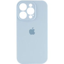 Чехол Silicone Case Full Camera Protective (AA) для Apple iPhone 14 Pro (6.1") – Голубой