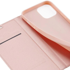 Чохол-книжка Dux Ducis з кишенею для візиток для Apple iPhone 14 Pro (6.1") – Rose Gold
