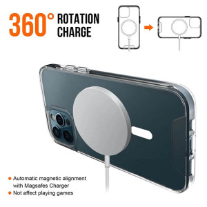 Чохол TPU Space Case with Magnetic Fit для Apple iPhone 14 Pro (6.1") – Прозорий