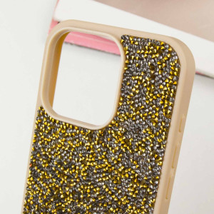 TPU чохол Bling World Rock Diamond для Apple iPhone 14 Pro (6.1") – Золотий