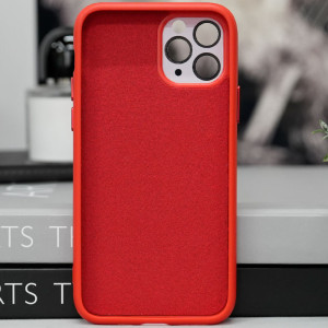 Чохол TPU+Glass Sapphire Midnight with Magnetic Fit для Apple iPhone 14 Pro (6.1") – Червоний