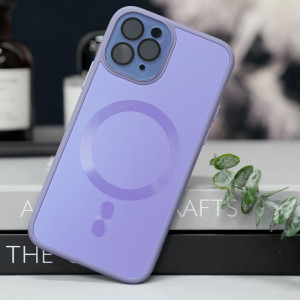 Чохол TPU+Glass Sapphire Midnight with Magnetic Fit для Apple iPhone 14 Pro (6.1") – Бузковий