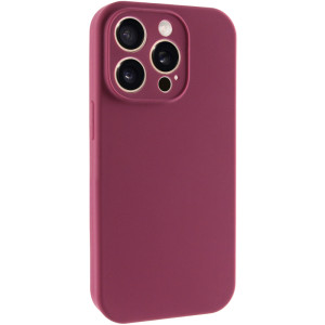 Чохол Silk Full Camera Protective (AA) NO LOGO для Apple iPhone 14 Pro (6.1") (Бордовий)