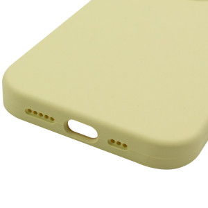 Чохол Silk Full Camera Protective (AA) NO LOGO для Apple iPhone 14 Pro (6.1") – Жовтий
