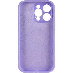 Чохол Silk Full Camera Protective (AA) NO LOGO для Apple iPhone 14 Pro (6.1") – Бузковий