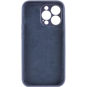 Чохол Silk Full Camera Protective (AA) NO LOGO для Apple iPhone 14 Pro (6.1") – Темно-синій
