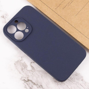 Чохол Silk Full Camera Protective (AA) NO LOGO для Apple iPhone 14 Pro (6.1") – Темно-синій