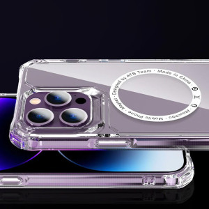 Чохол TPU Gorilla with Magnetic Fit для Apple iPhone 14 Pro (6.1") – Прозорий