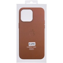 Кожаный чехол Leather Case (AA Plus) with MagSafe для Apple iPhone 14 Pro (6.1") – undefined