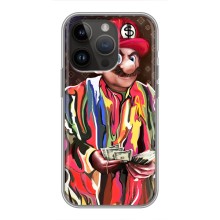 Бренднові Чохли для iPhone 14 Pro - (PREMIUMPrint) (Mario LV)